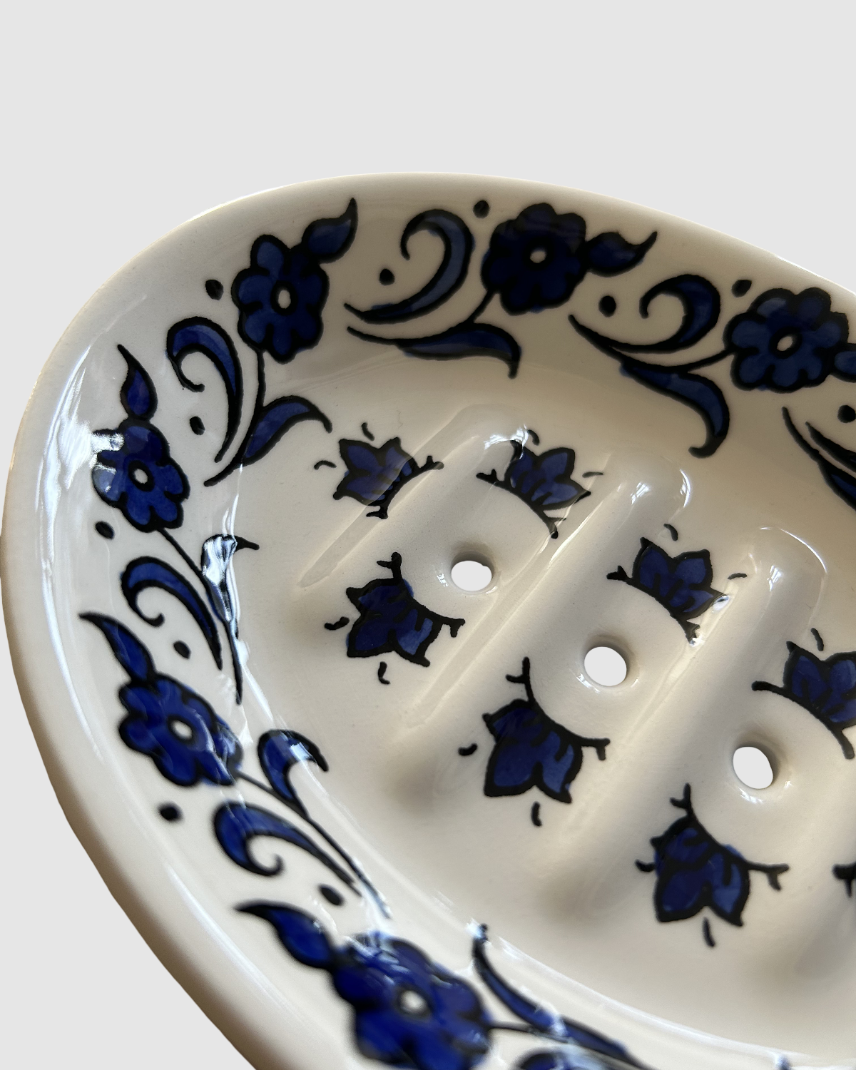 Zeepdispenser Blauwe Bloem