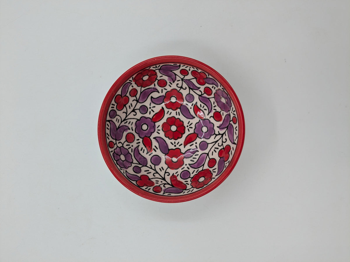 Bol 12 cm - rouge/lavande