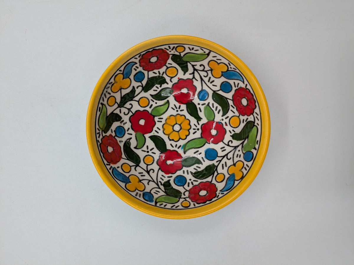 Kom 9 cm - geel