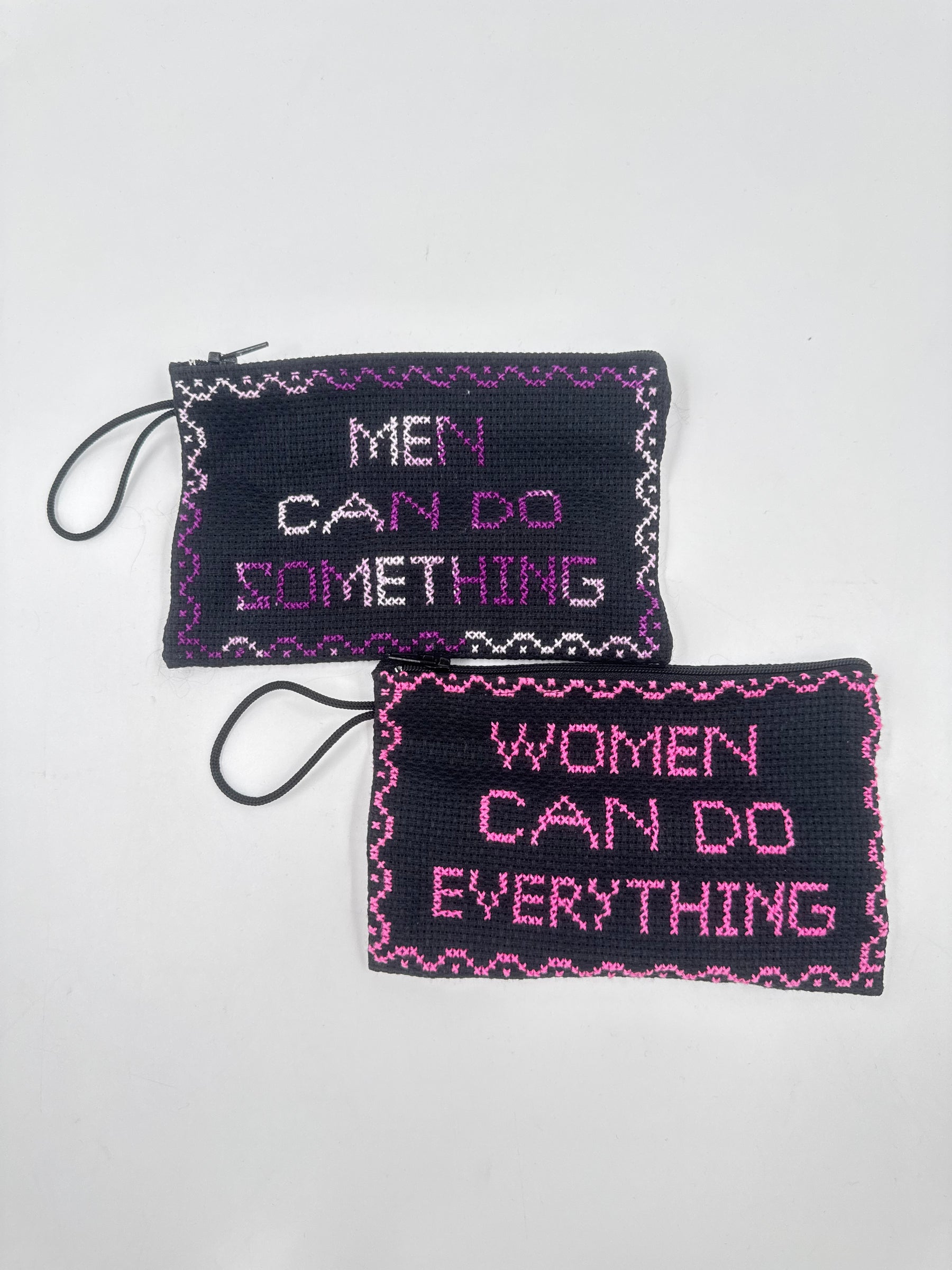 Handbestickte Geldbörse für Damen und Herren