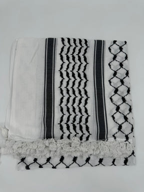 Hirbawi Kuffiyeh White & Black