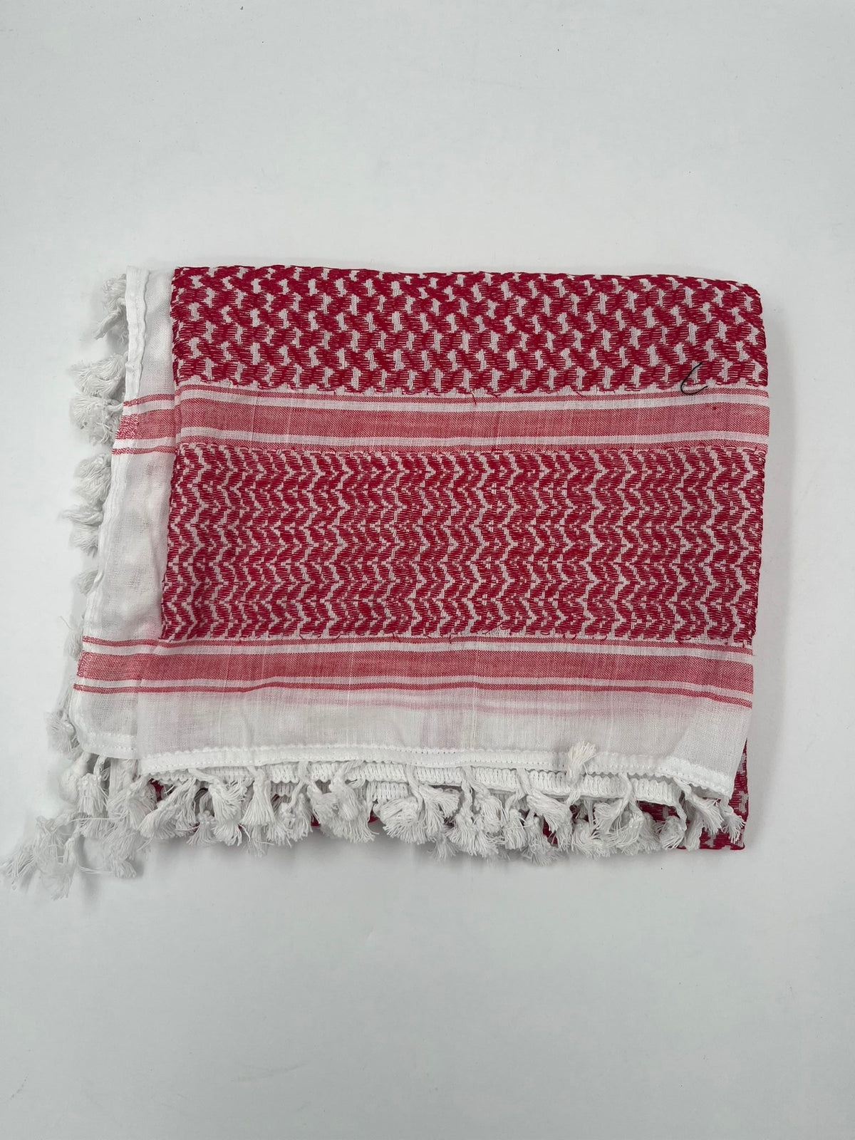 Hirbawi Kuffiyeh White & Red