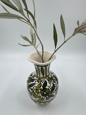 Vase Al Khalil, vert clair, 18 cm