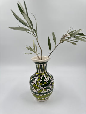 Vase Al Khalil, vert clair, 18 cm