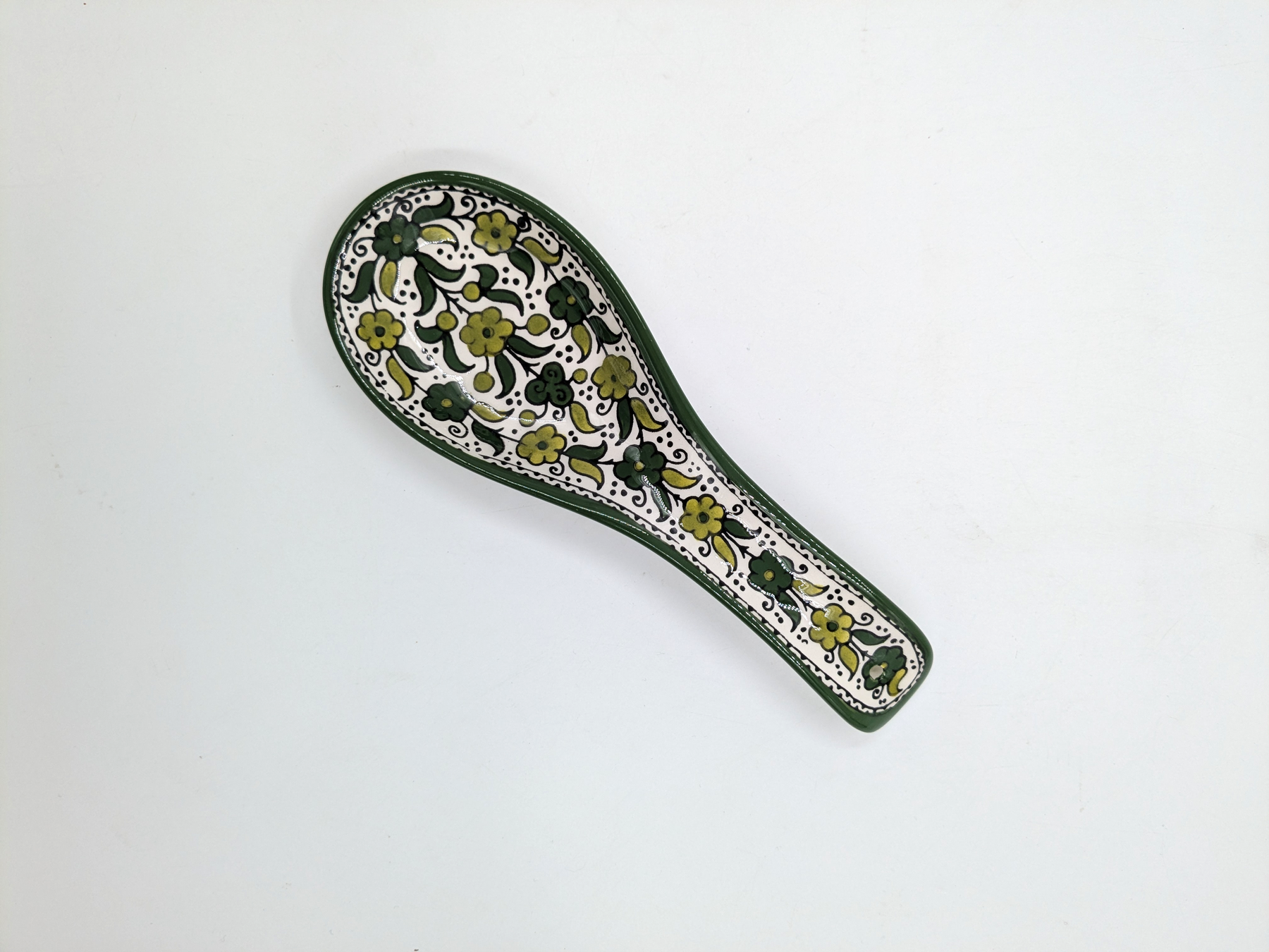 Lepelhouder (lepelsteun) - groen