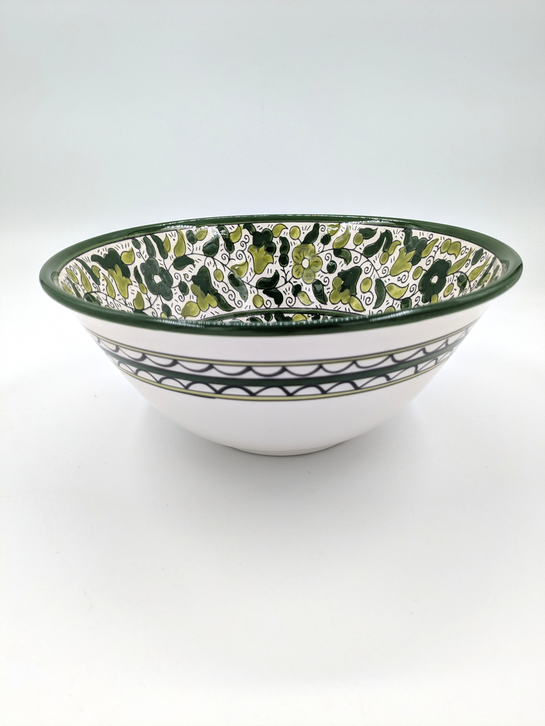 Serveerschaal - 25 cm - groen