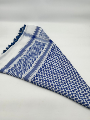 Authentieke Hirbawi kuffiyeh - lichtblauw