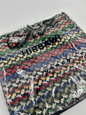 Autentisk Hirbawi kuffiyeh - sort/multifarvet