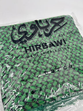 Autentisk Hirbawi kuffiyeh - grøn