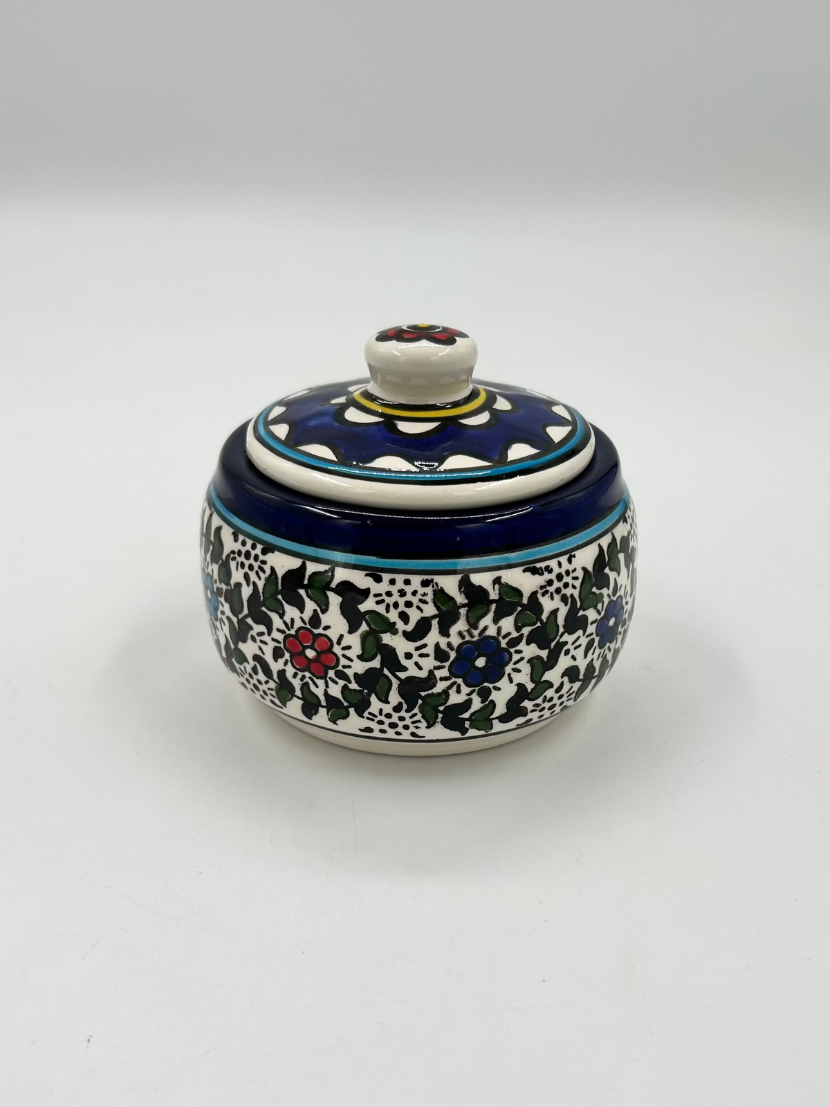 Pot met deksel - ramallah veelkleurig