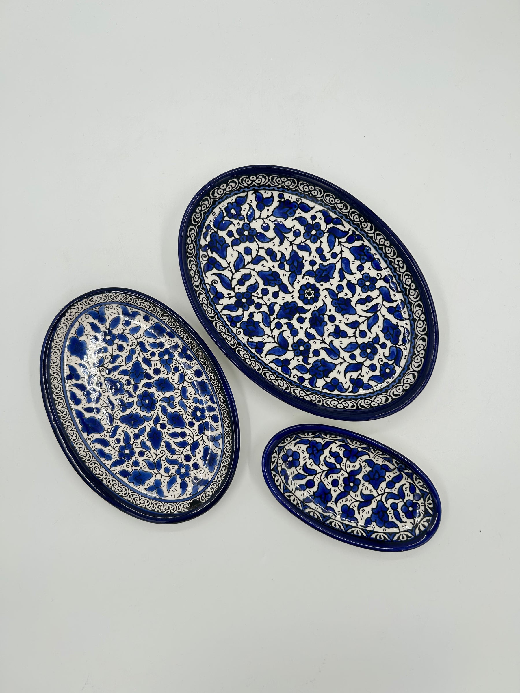 Serviergeschirr – Set mit 3 Größen (Ramallah-Blau)