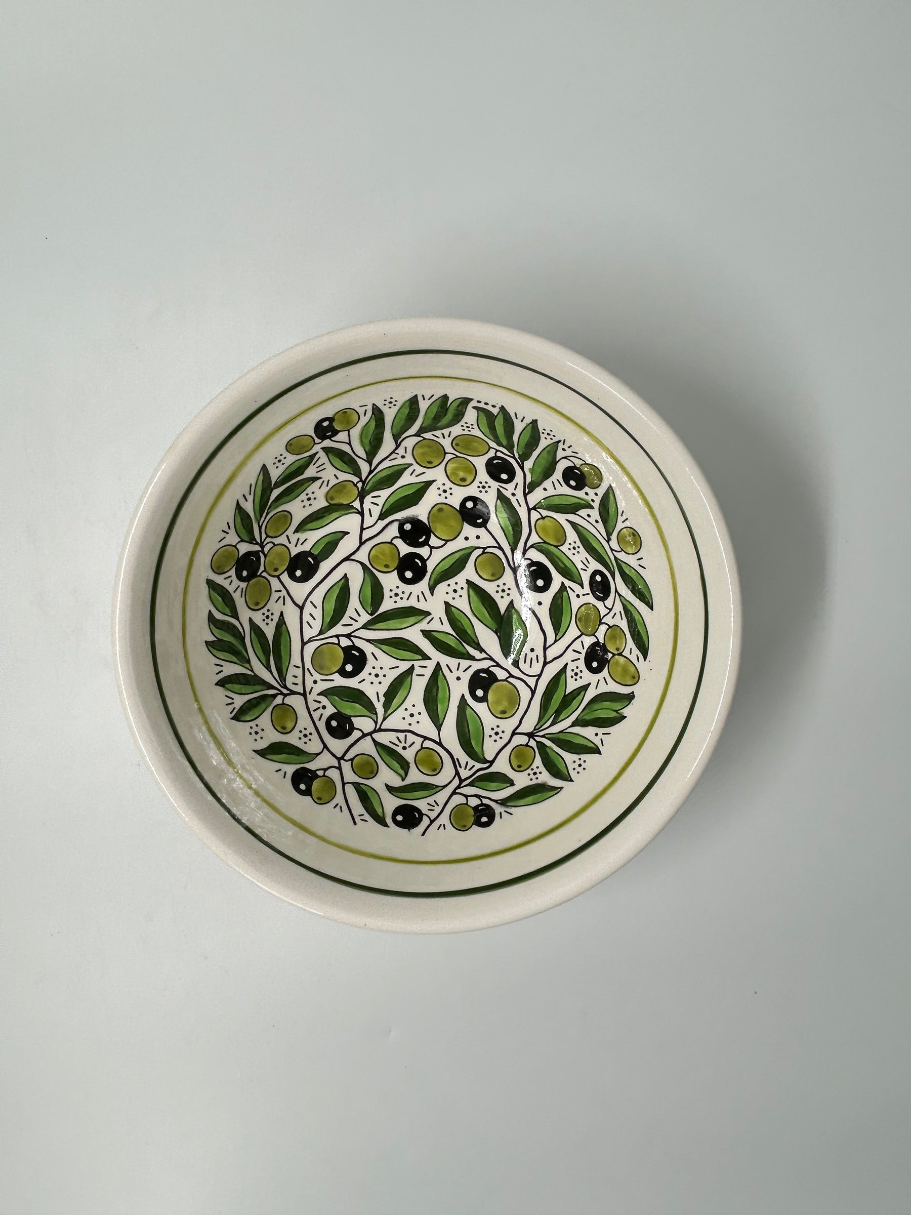 Serveringsskål – 25 cm - oliven