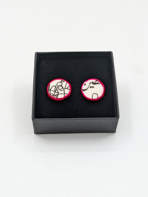 Pendientes hechos a mano, 19 mm
