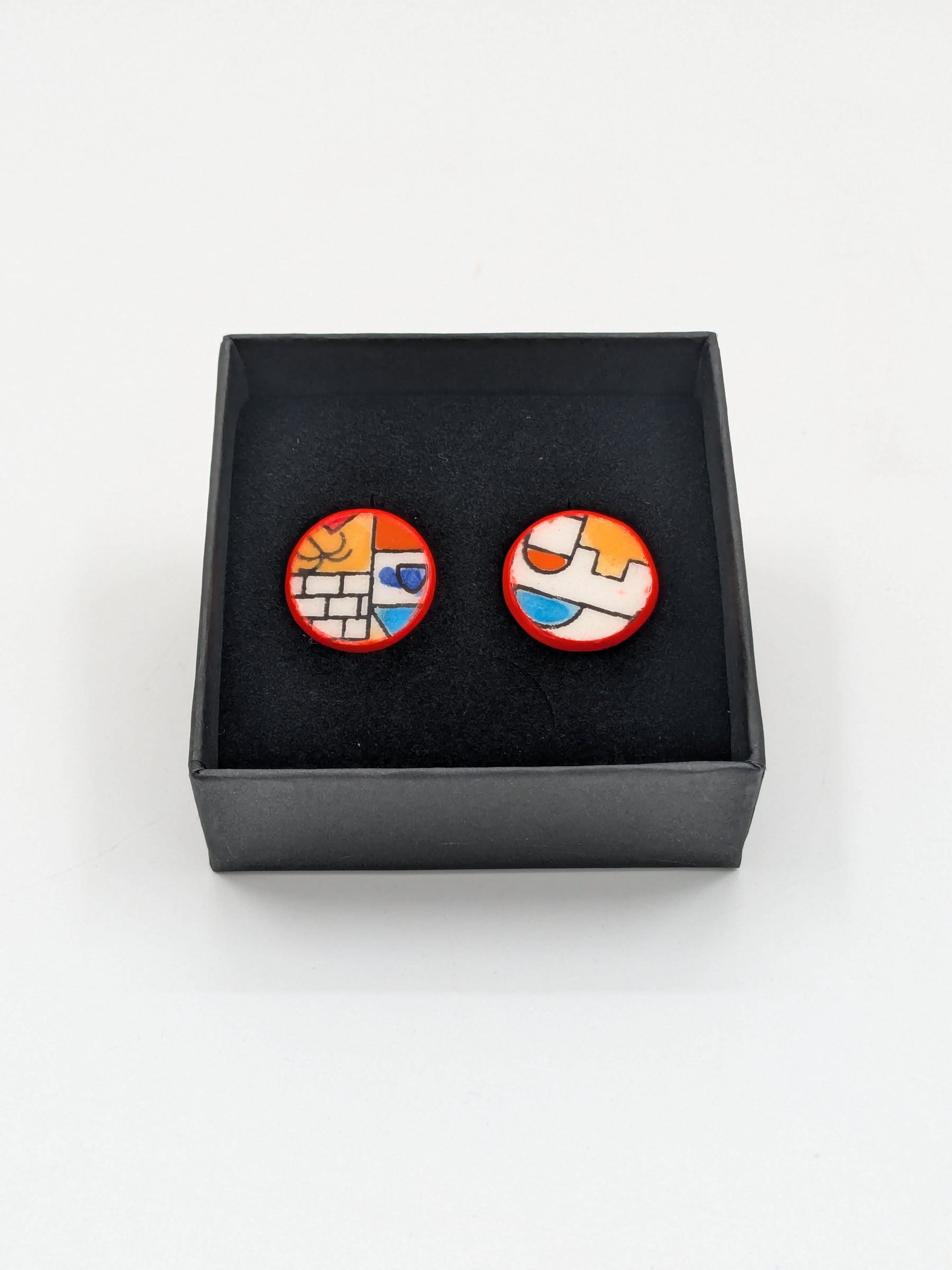 Pendientes hechos a mano, 19 mm
