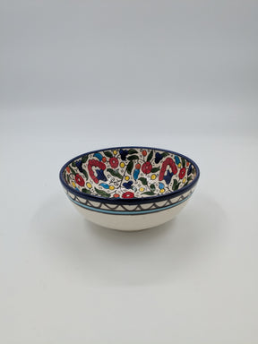 Kom 12 cm - bordeaux/groen