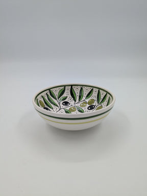 Kom 12 cm - bordeaux/groen
