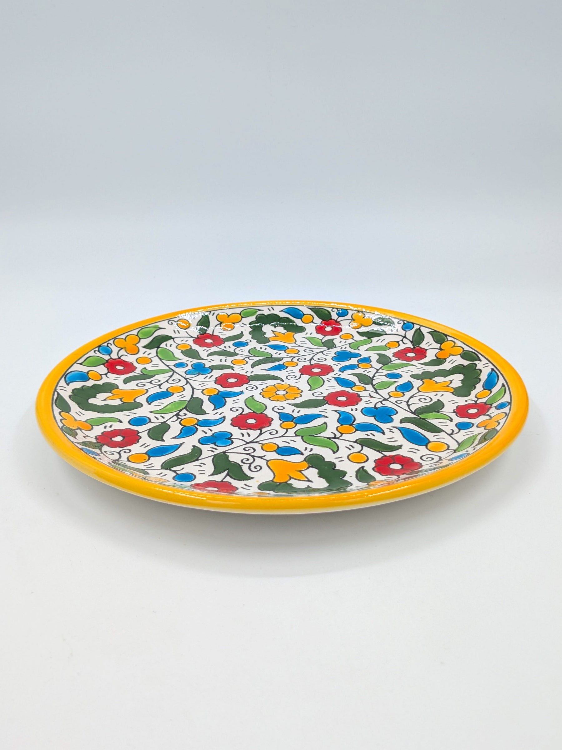 Lunchbord 19 cm - geel