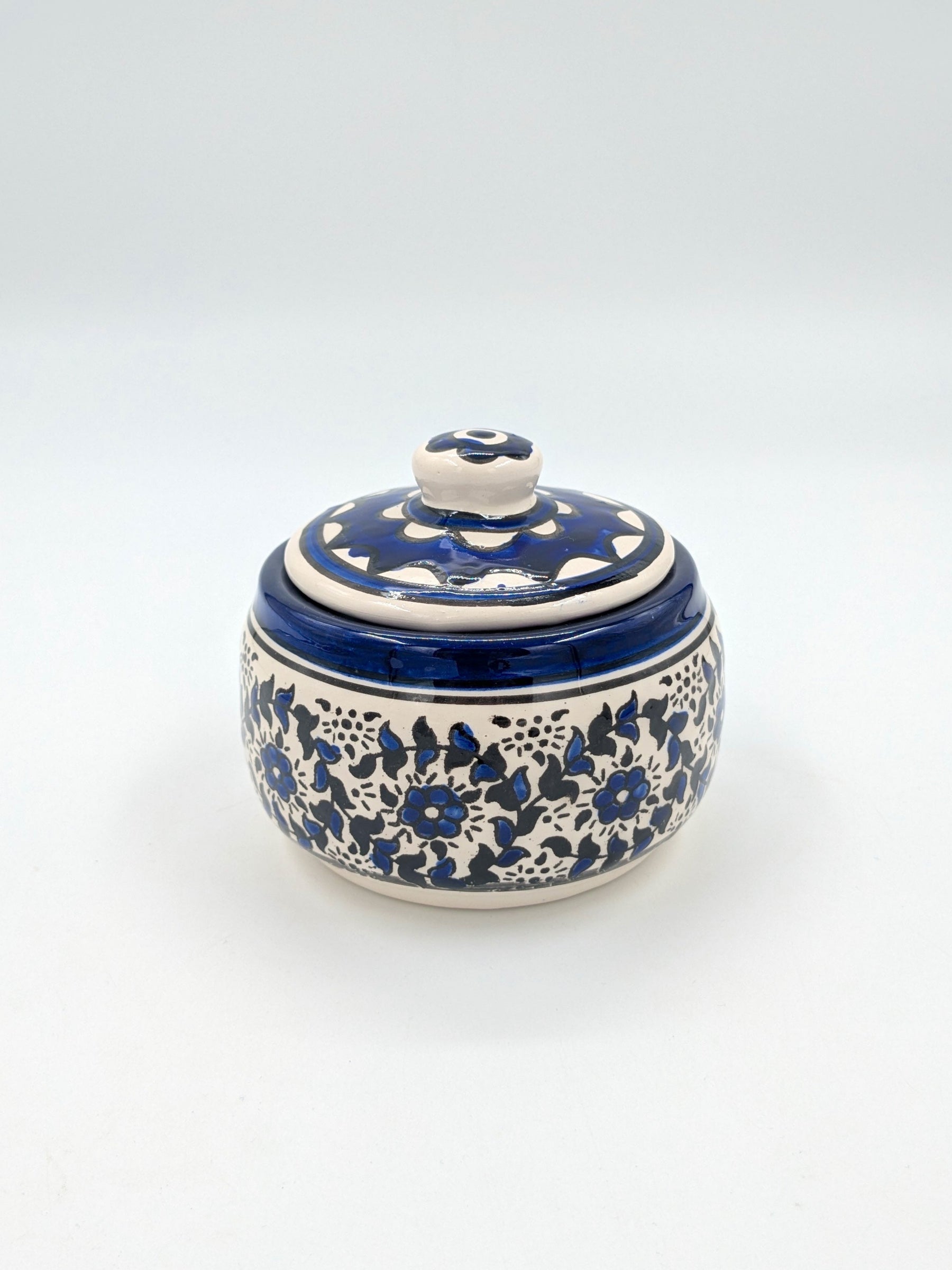 Pot met deksel - ramallah blauw