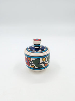 Pot met deksel - veelkleurig