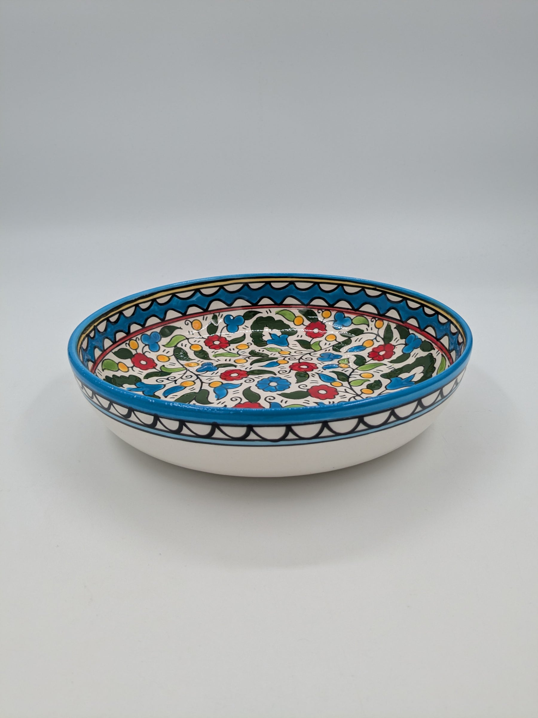 Serveerschaal 18 cm - lichtblauw