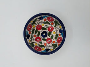 Kom 12 cm - bordeaux/groen