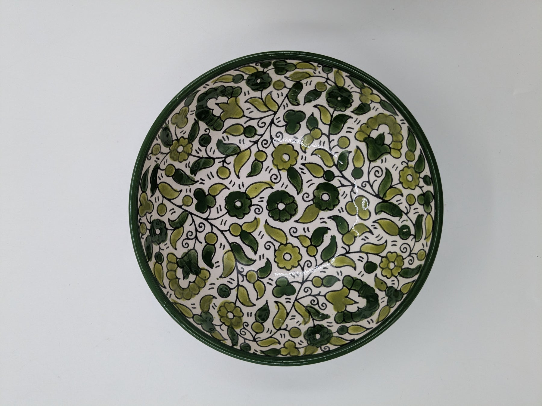 Serveerschaal 18 cm - groen