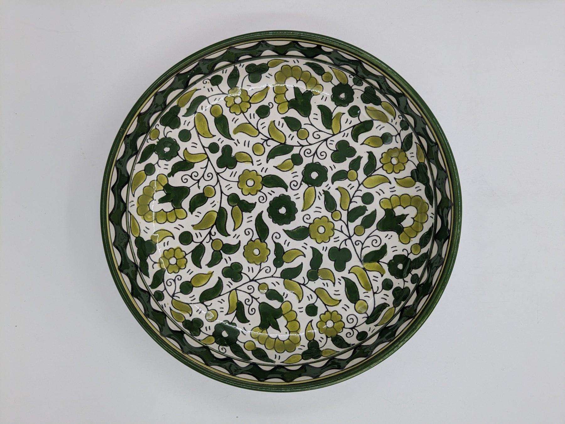 Serverings fad 23 cm - grøn