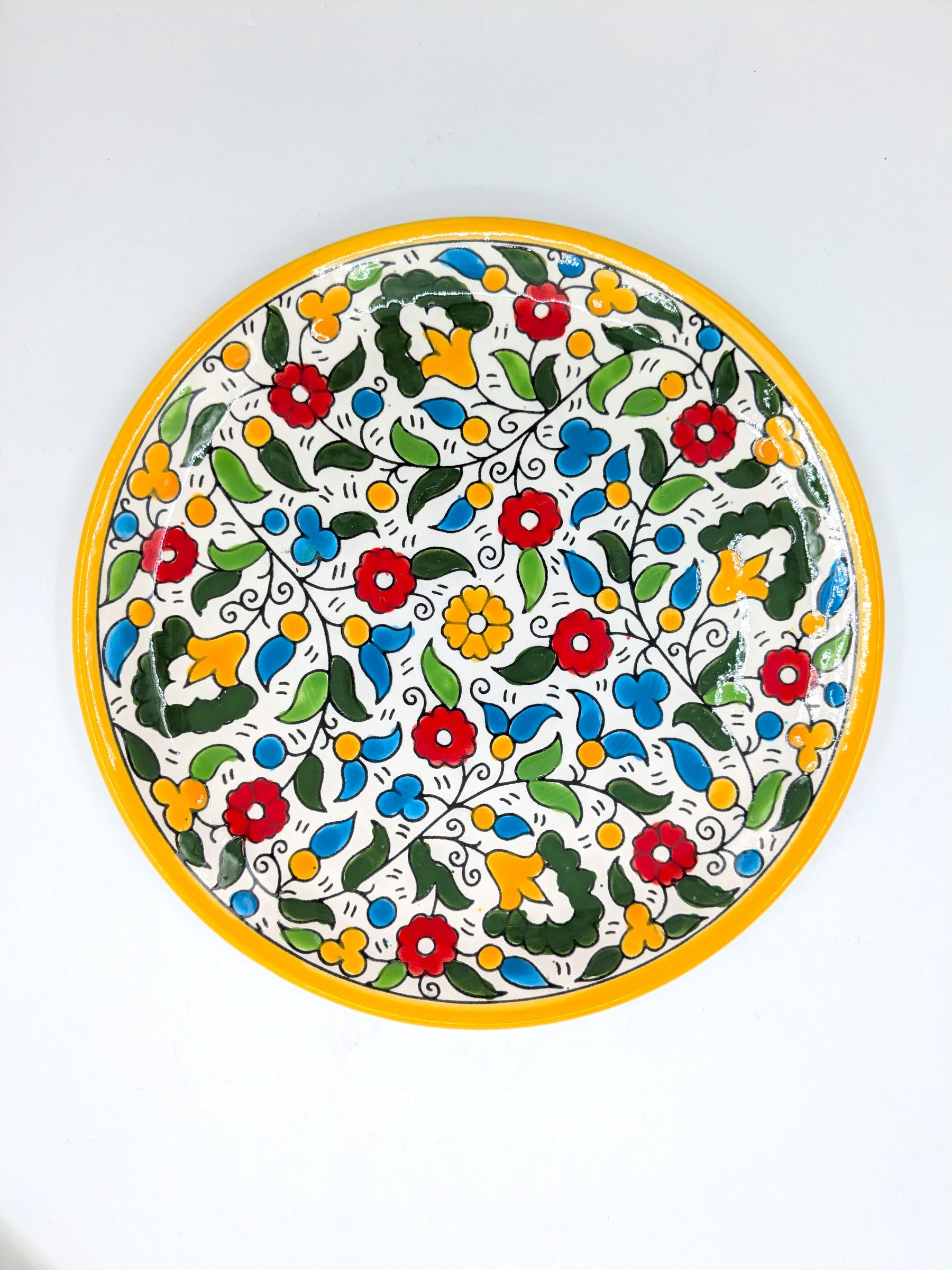 Dinerbord 26 cm - geel