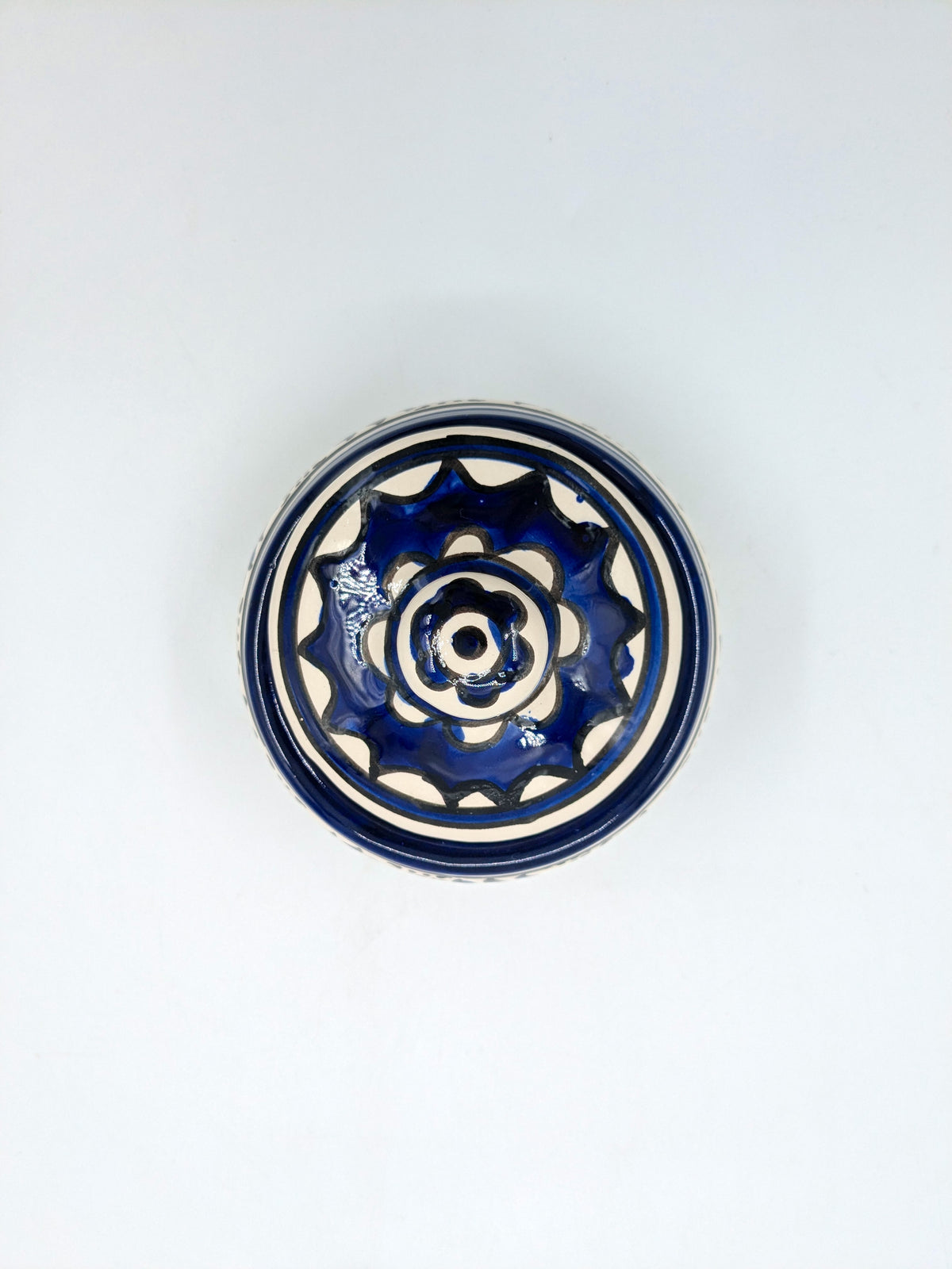 Pot met deksel - ramallah blauw