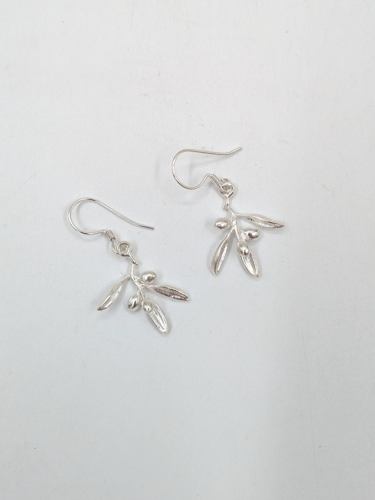 pendientes de rama de olivo