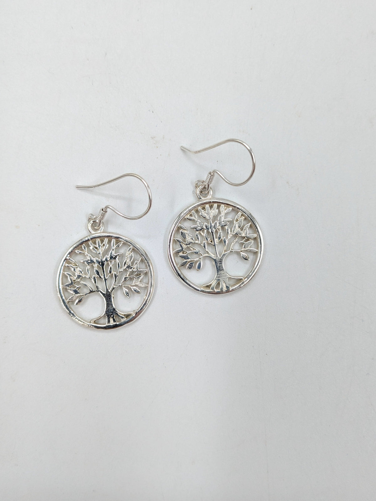 pendientes de madera de olivo
