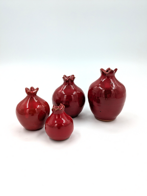Pomegranate vases - set of 4 pcs.