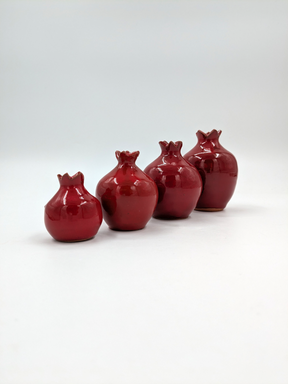 Pomegranate vases - set of 4 pcs.