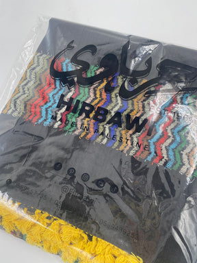 Hirbawi Kufiyeh Schwarz & Rot