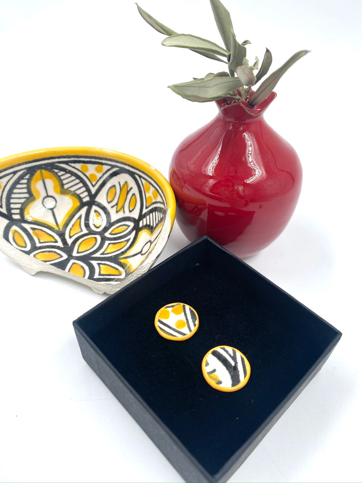 Handgemaakte oorbellen, 16 mm