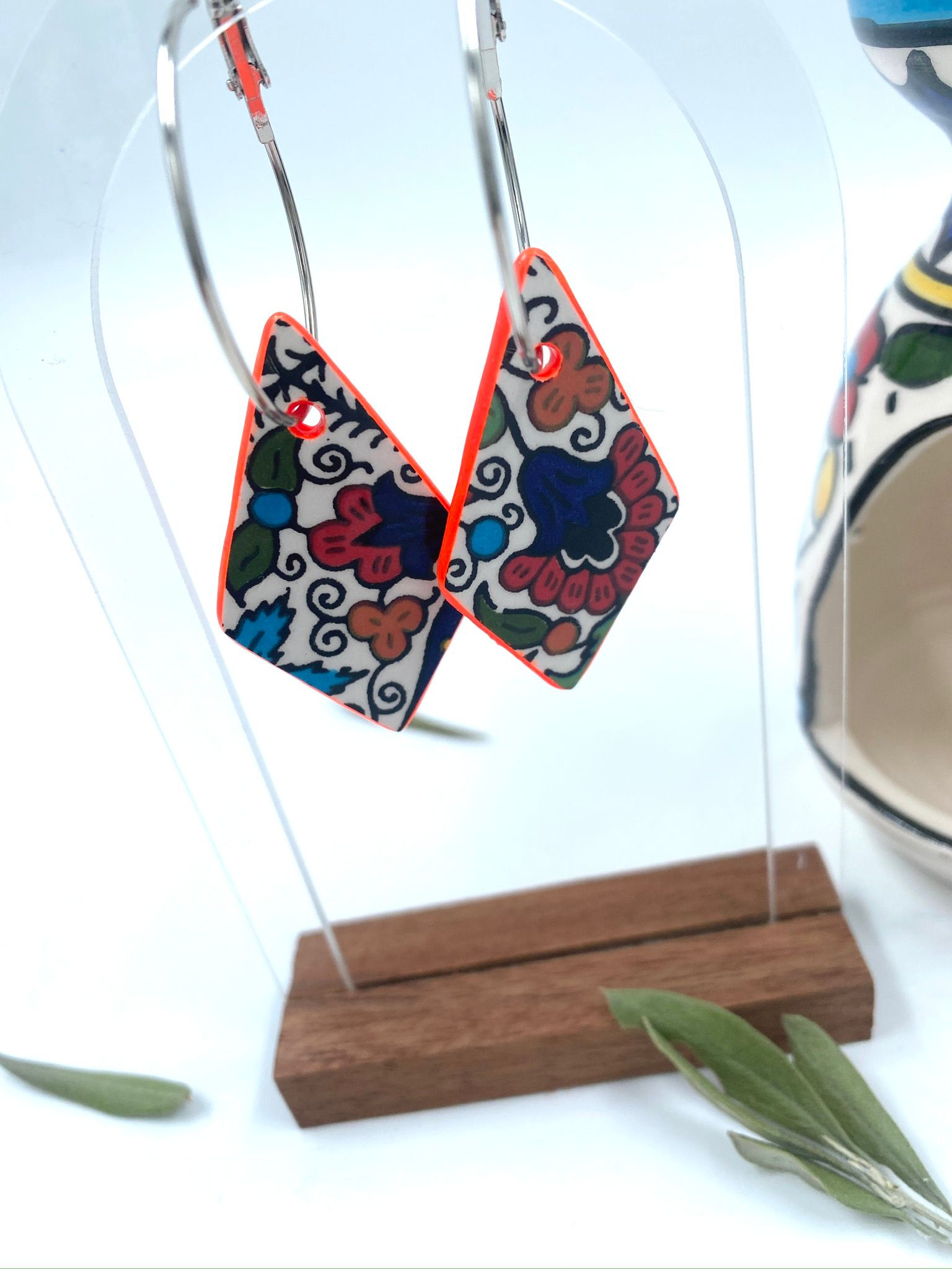 Håndlagde øredobber