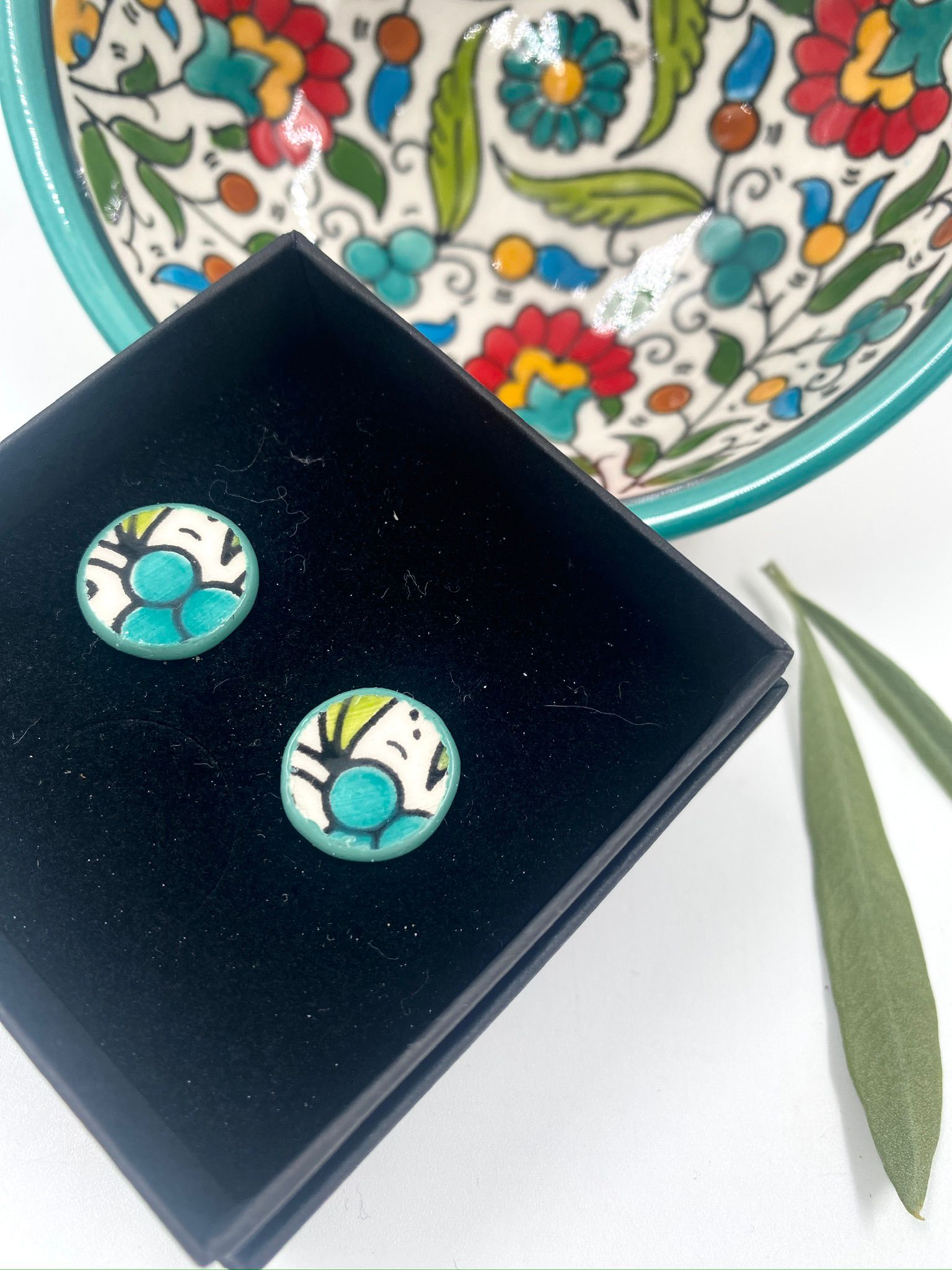 Handgemaakte oorbellen, 16 mm