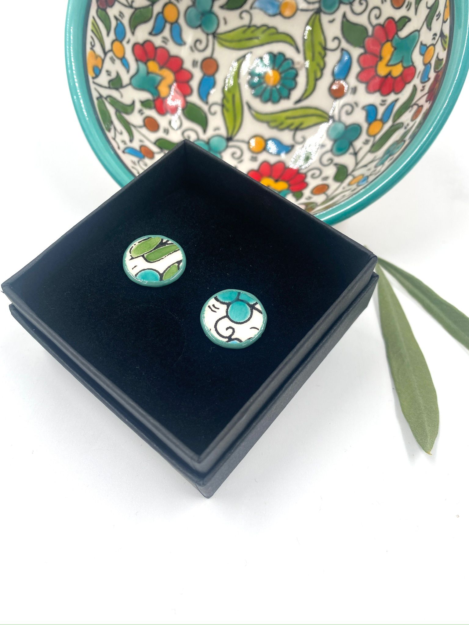 Handgemaakte oorbellen, 16 mm