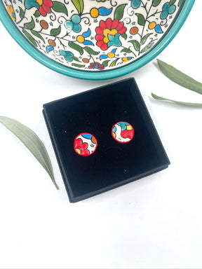 Handgemaakte oorbellen, 16 mm