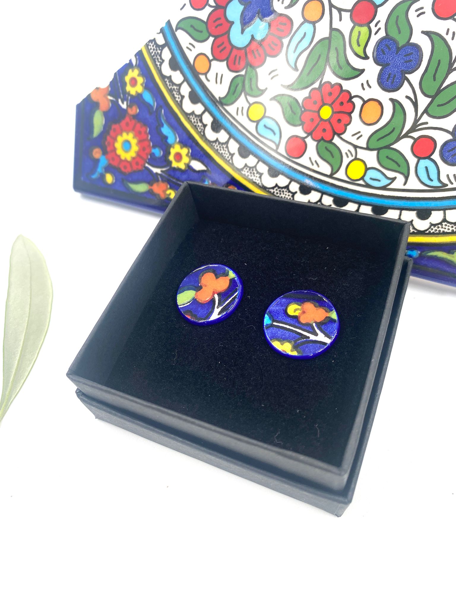 Handmade earrings, 19 mm