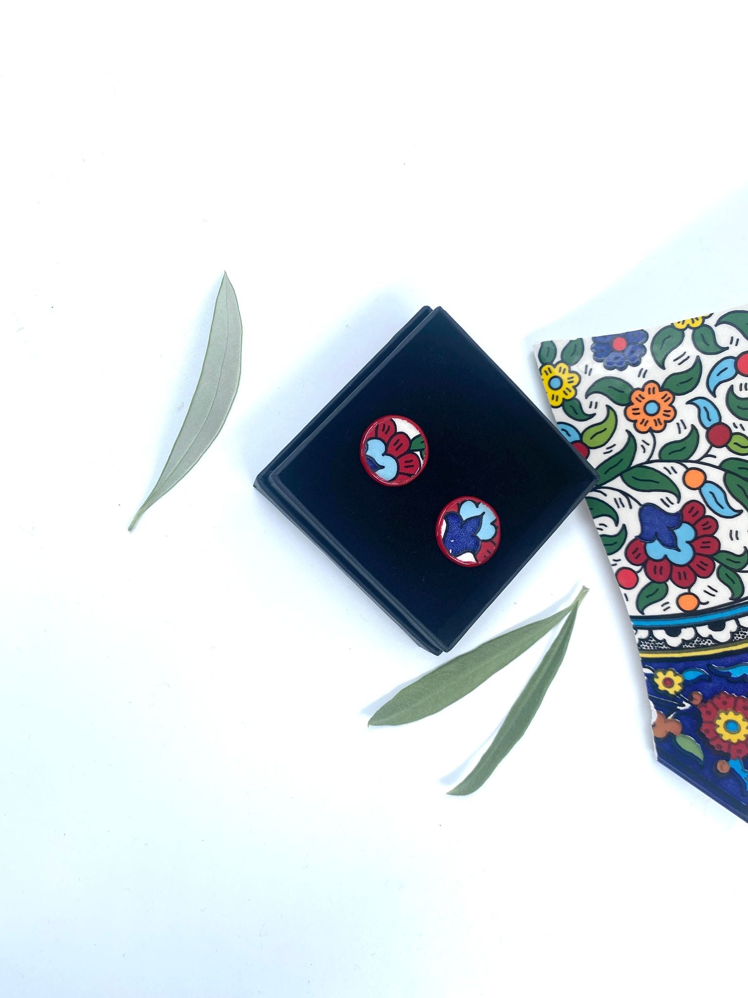 Handmade earrings, 19 mm