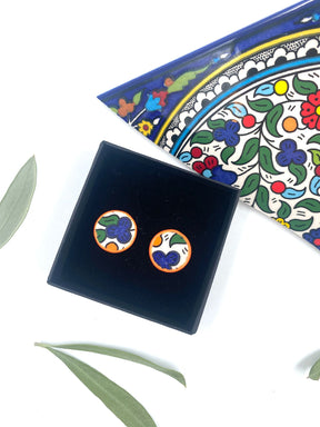 Handmade earrings, 19 mm