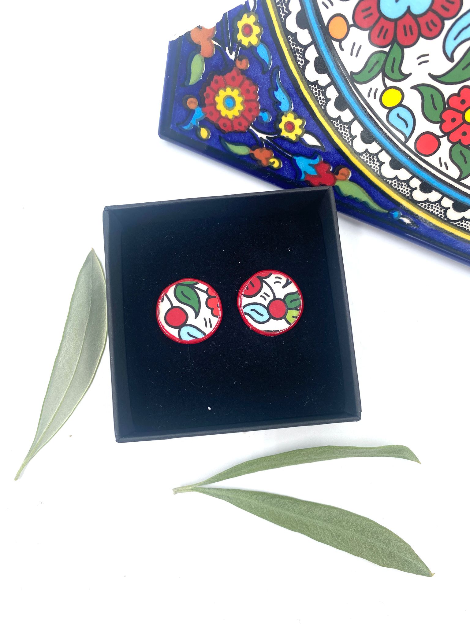 Handmade earrings, 19 mm