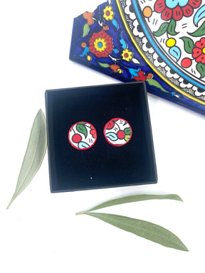 Handmade earrings, 19 mm