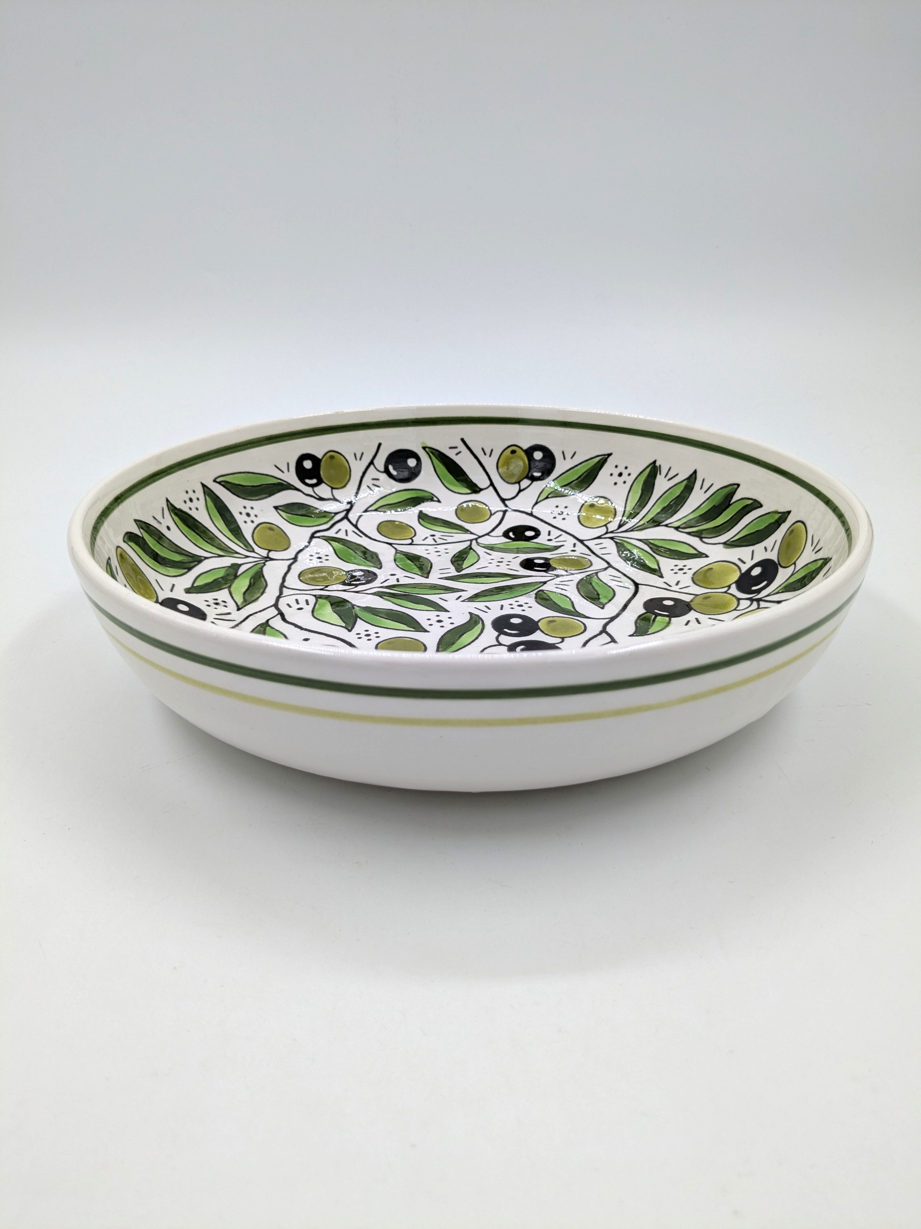Serveerschaal 23 cm - olijf