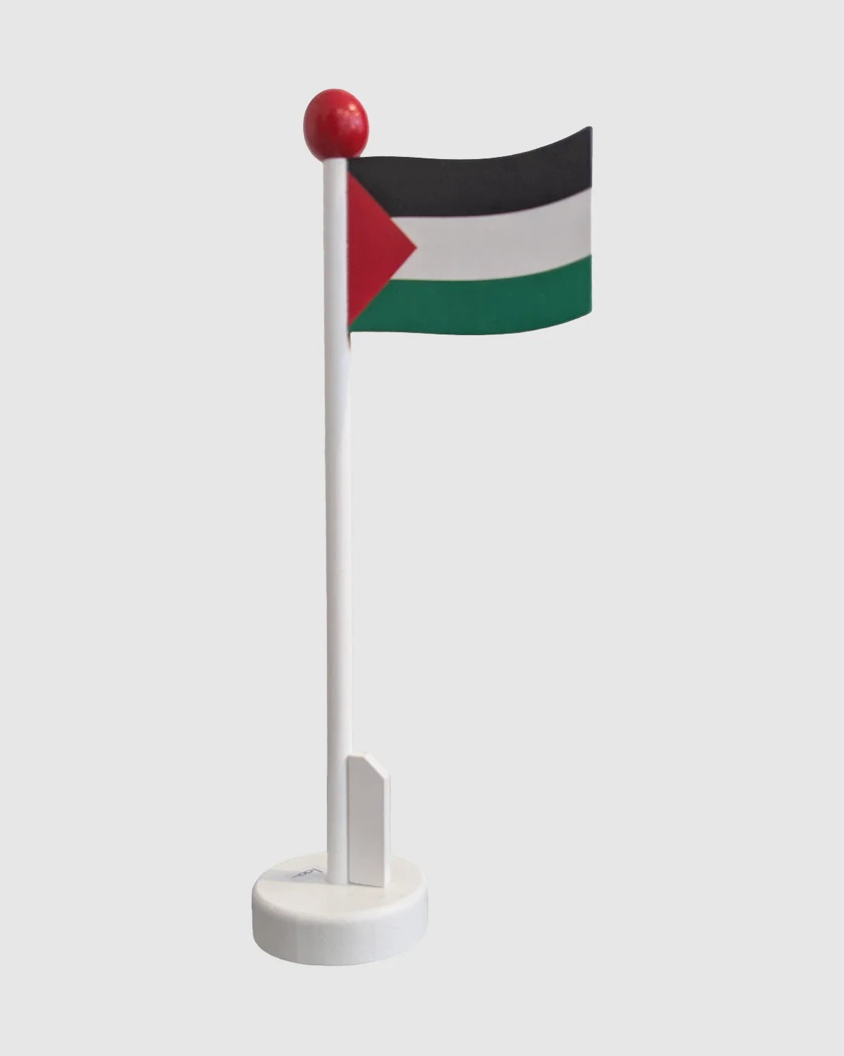 Träbordsflagga med palestinsk flagga